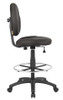 Boss Black Fabric Drafting Stools W/Footring