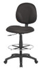 Boss Black Fabric Drafting Stools W/Footring