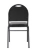 Boss Black Caressoft Banquet Chair (set of 4)