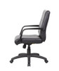 Boss Mid Back Executive Chair In LeatherPlus