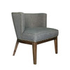 Boss Ava guest, accent or dining chair - Medium Grey