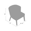 Boss Ava guest, accent or dining chair - Medium Grey