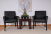 Boss Box Arm guest, accent or dining chair Black W/Black Base