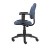 Boss Blue  Deluxe Posture Chair W/ Adjustable Arms