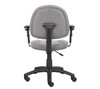 Boss Grey  Deluxe Posture Chair W/ Adjustable Arms