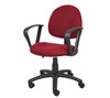 Boss Burgundy  Deluxe Posture Chair W/ Loop Arms