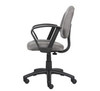 Boss Grey  Deluxe Posture Chair W/ Loop Arms