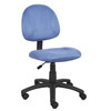 Boss Blue Microfiber Deluxe Posture Chair