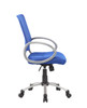 Boss Mesh Back W/ Pewter Finish Task Chair Blue