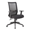 Boss Horizontal Mesh Back Task Chair, Synchro-Tilt Mechanism Black