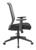 Boss Horizontal Mesh Back Task Chair, Synchro-Tilt Mechanism Grey / Black