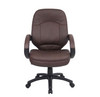 Boss LeatherPlus Executive Chair Bomber Brown