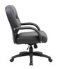 Boss Mid Back Caressoft Chair In Black Boss Mid Back Caressoft Chair In Black