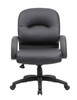 Boss Mid Back Caressoft Chair In Black Boss Mid Back Caressoft Chair In Black