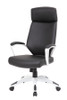 Boss Black and White Gaming Chair