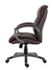 Boss Double Plush Mid Back Executive Chair Brown