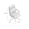 Boss Double Plush Mid Back Executive Chair Brown