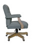 BOSS Executive Mid Balck Medium Grey Linen Chair