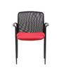 Boss Stackable Mesh Guest Chair - Red