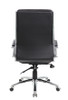Boss Executive CaressoftPlus Chair with Metal Chrome Finish Black