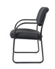 Boss Black Fabric Guest Chair