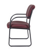 Boss Burgundy Fabric Guest Chair