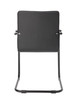 Boss Black Frame Black Vinyl Side Chair, 2 pcs Per Pack