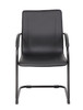 Boss Black Frame Black Vinyl Side Chair, 2 pcs Per Pack