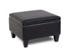 Boss Black Reception Sectional Ottoman