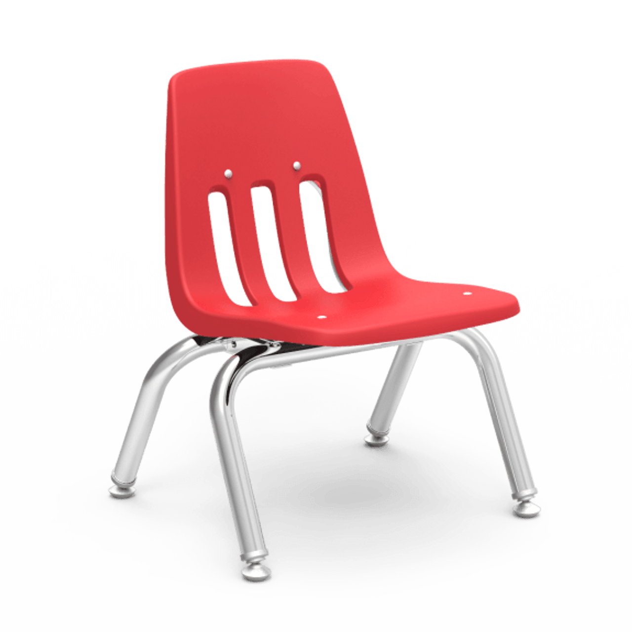 red bucket chair