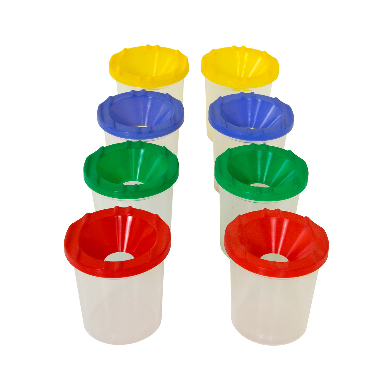 Wood Designs Paint Cups - Set of Eight