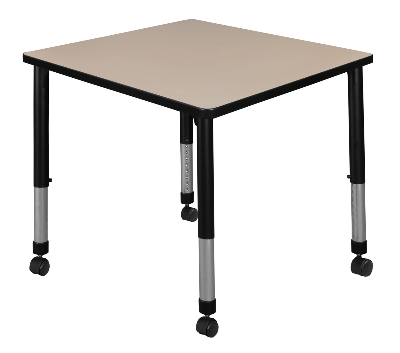 Kee Square Height Adjustable Mobile Classroom Table Furniture Tycoon