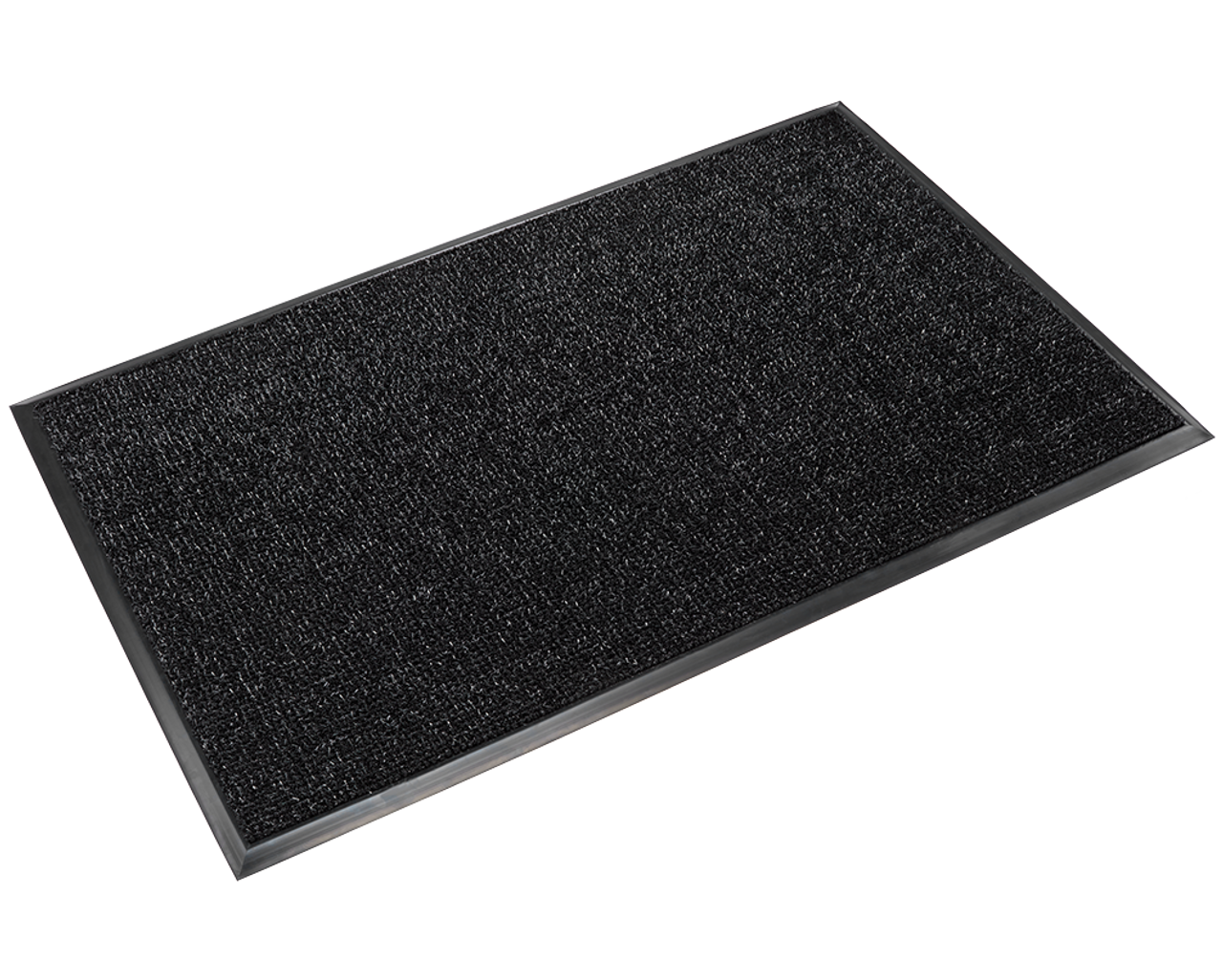 Doortex Octomat, Heavy Duty Rubber Outdoor Entrance Mat, Black