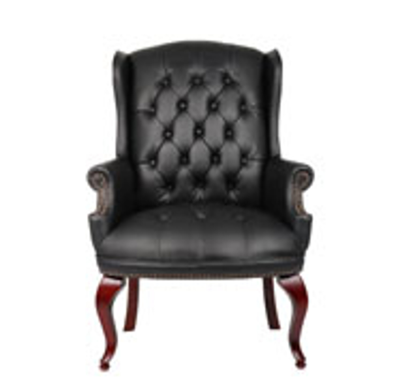 Boss wingback 2025 traditional guest chair