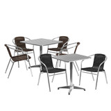 Aluminum Patio Table and Chair Sets