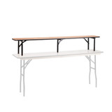 Rectangular Folding Table Bar Top Risers