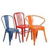 Metal Colorful Restaurant Chairs