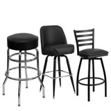 Metal Restaurant Swivel Barstools