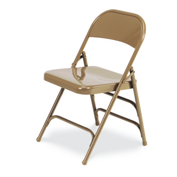 167 Series Steel Folding Chair, Golden Bronze Frame - Set of 4 Chairs 167 Series Steel Folding Chair, Golden Bronze Frame - Set of 4 Chairs