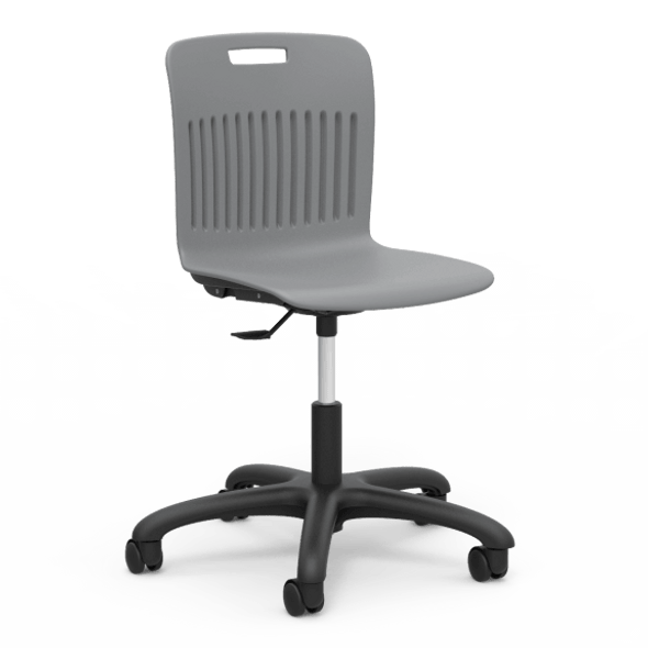 Analogy Series Task Chair, Graphite Bucket, Black Frame