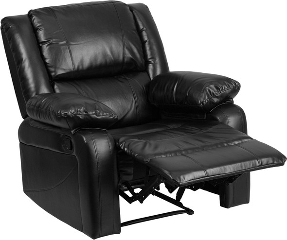 Harmony Series Black Leather Recliner