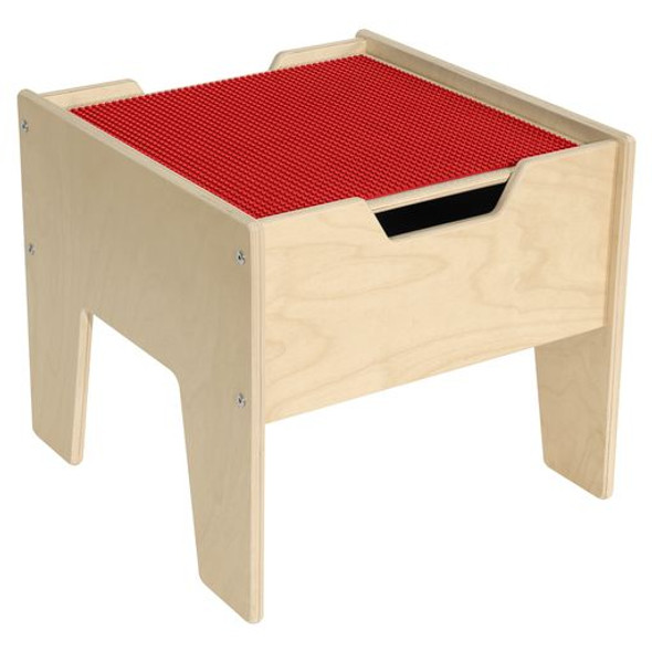 Contender 2-N-1 Activity Table with Red LEGO® Compatible Top - RTA