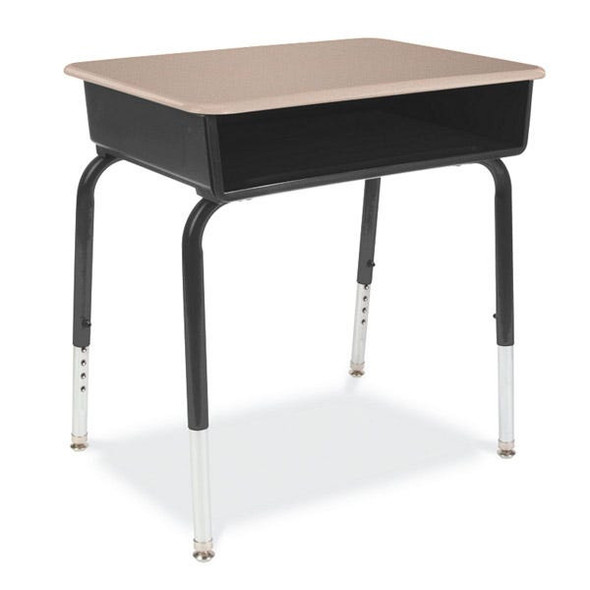 Open Front Desk with Metal Bookbox, 785MBB
