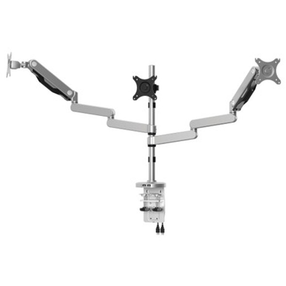 Triple Monitors Arm - Silver