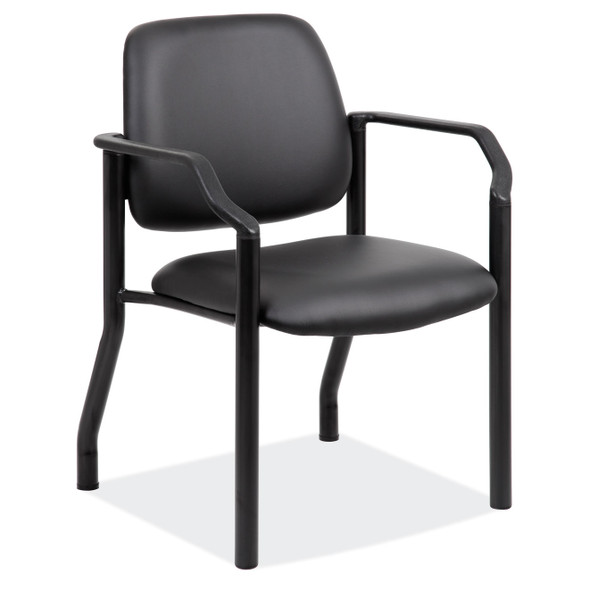 Guest Chair with Arms and Black Frame - 22''W