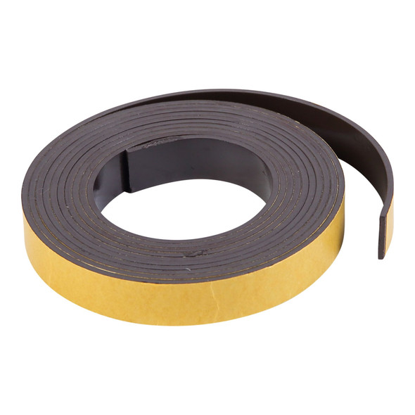 MasterVision Magnetic Adhesive Tape Roll, Black