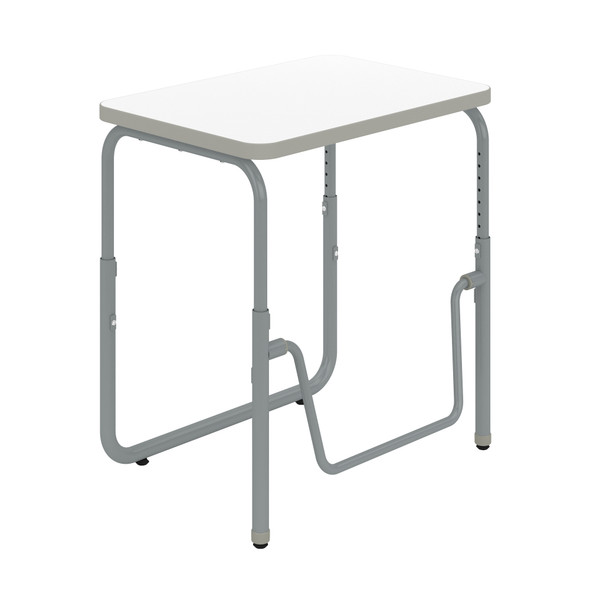 AlphaBetter student desk in Gray Nebula laminate by Safco for classroom use