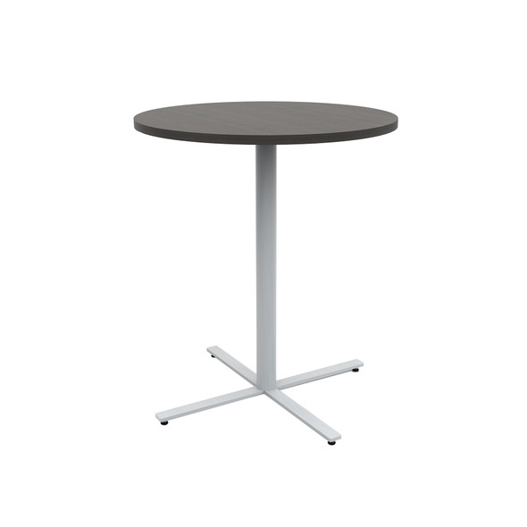 Jurni 36-inch round bistro table in Designer White by Safco for classrooms and therapy spaces