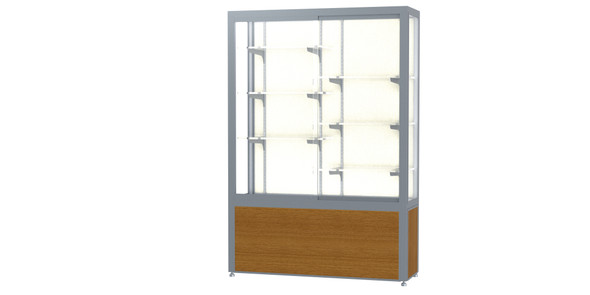 Waddell Challenger 1000 display case for school hallways and trophy rooms
