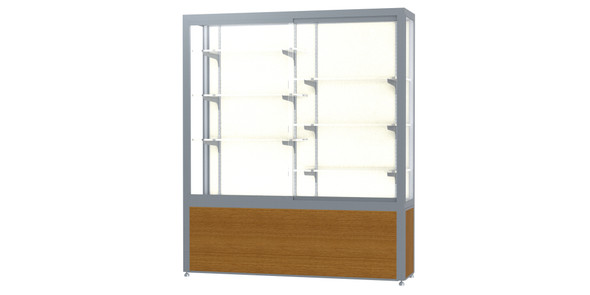 Waddell Challenger 1000 display case for school hallways and trophy rooms